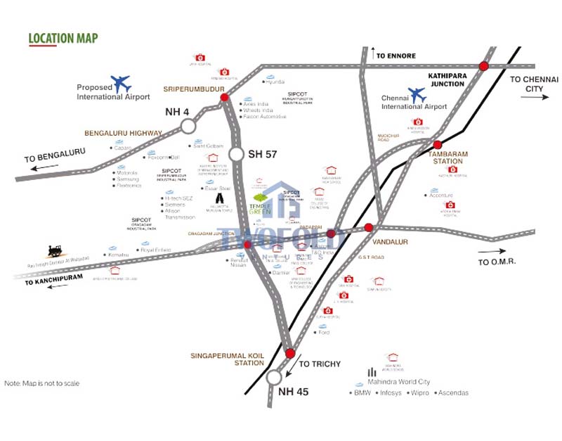 Arun Excello Temple Green Acres III Plots For sale in Oragadam